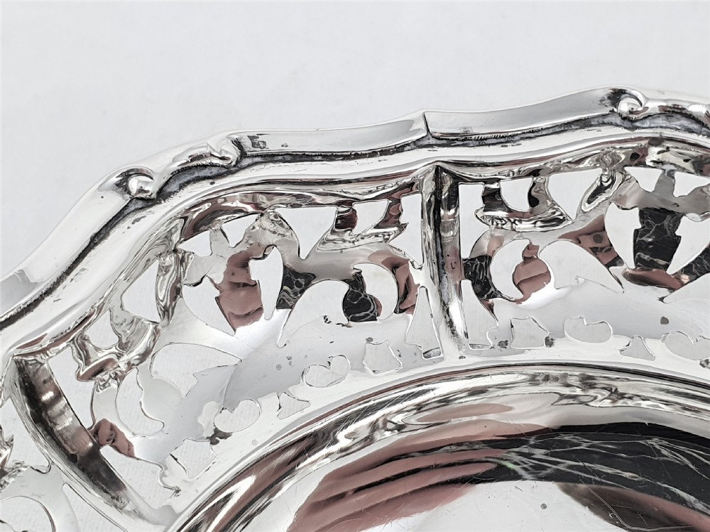 George VI Sterling Silver Bon Bon Dish View VIII