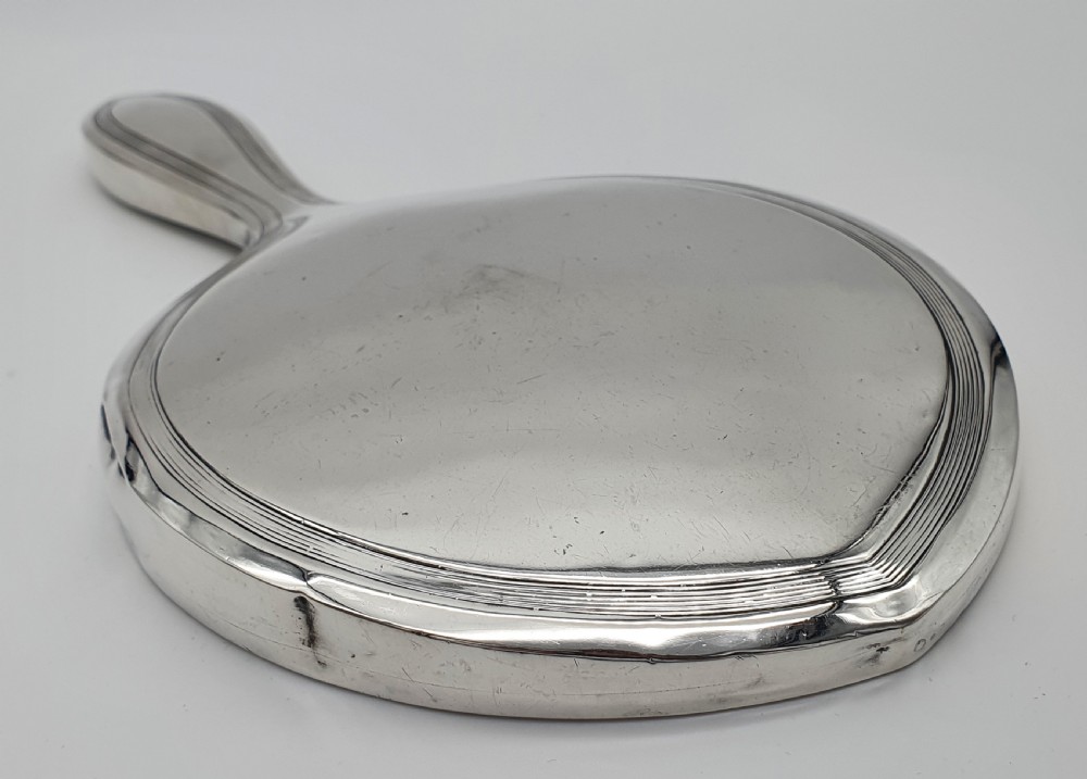 American Art Deco Sterling Silver Hand Mirror View IV