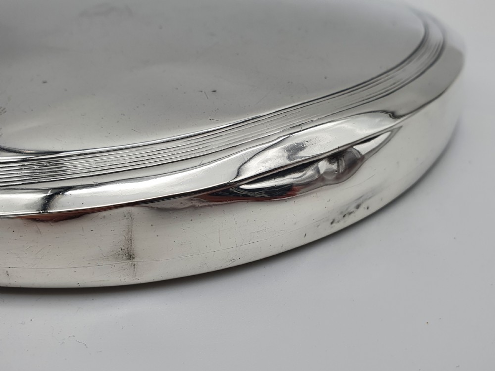 American Art Deco Sterling Silver Hand Mirror View XIII