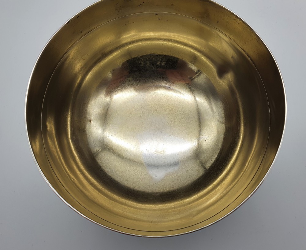 An American Sterling Silver Christening Bowl by Gorham View X