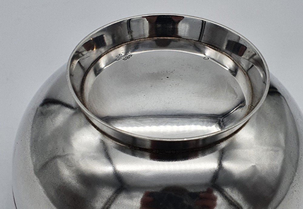 An American Sterling Silver Christening Bowl by Gorham View XI