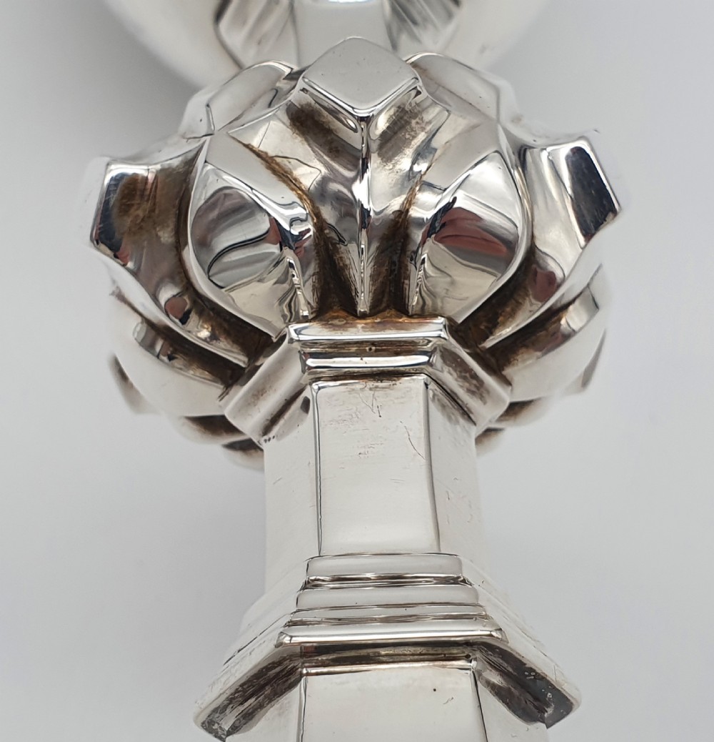 Edwardian Sterling Silver Ecclesiastical Chalice, Jones & Willis Ltd  View XIV