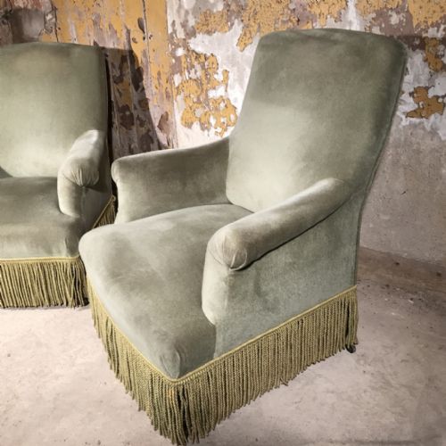 PAIR OF FRENCH ARMCHAIRS OR FAUTEUIL - ADDITIONAL PHOTO 5