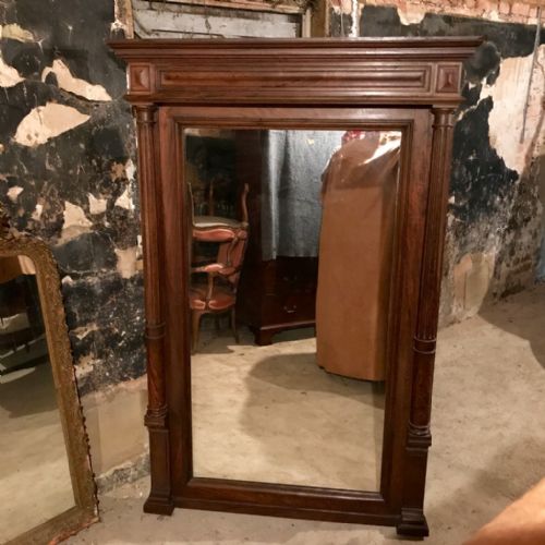 impressive large french overmantle mirror - CATEGORY: ANTIQUE MIRRORS - DATED 1900