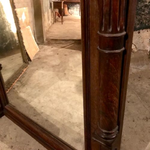 IMPRESSIVE LARGE FRENCH OVERMANTLE MIRROR - ADDITIONAL PHOTO 3