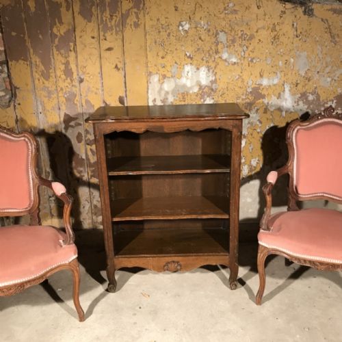 FRENCH DARK OAK BOOKCASE - ADDITIONAL PHOTO 1
