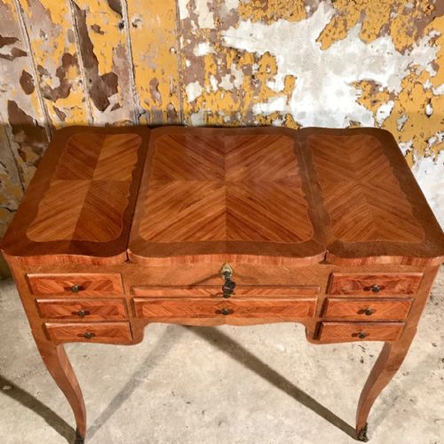 FRENCH WALNUT LIFT TOP DRESSING TABLE - ADDITIONAL PHOTO 3