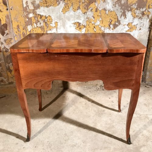 FRENCH WALNUT LIFT TOP DRESSING TABLE - ADDITIONAL PHOTO 6