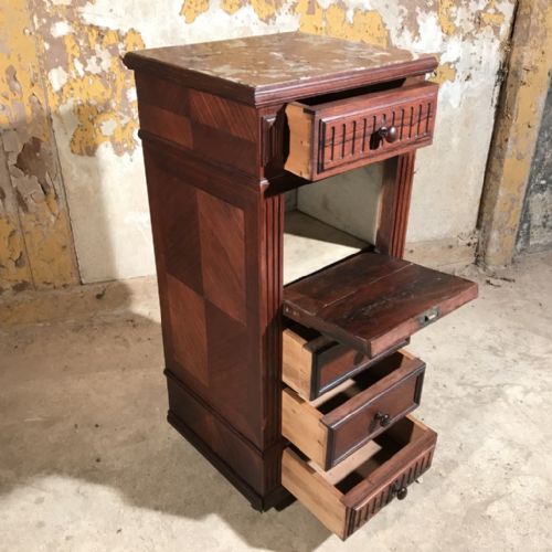 FRENCH ROSEWOOD MULTI DRAWER POT CUPBOARD - ADDITIONAL PHOTO 2