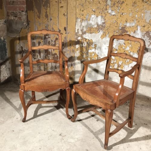 HARLEQUIN SET OF 8 FRENCH CANE CHAIRS - ADDITIONAL PHOTO 3