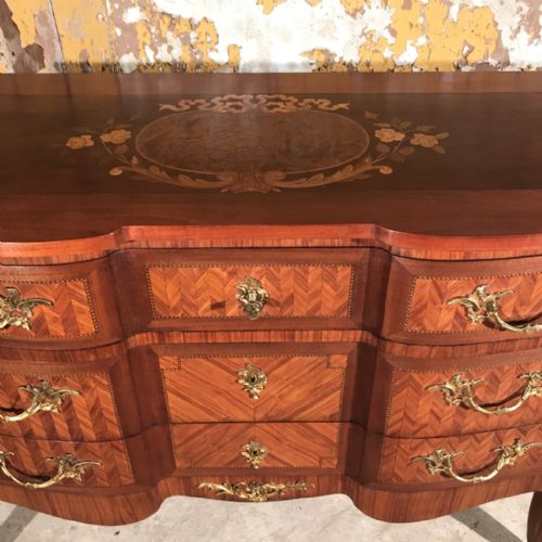 FRENCH MARQUETRY CHEST OF DRAWERS - ADDITIONAL PHOTO 3