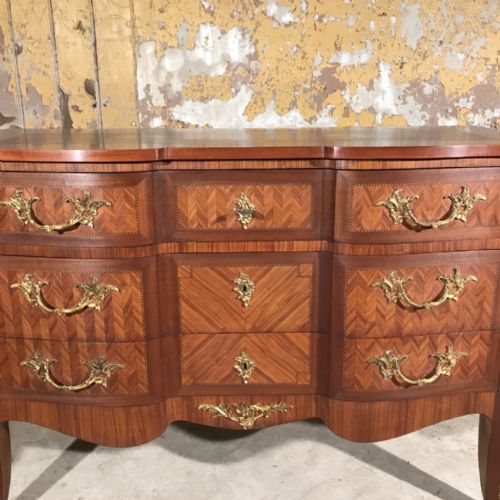 FRENCH MARQUETRY CHEST OF DRAWERS - ADDITIONAL PHOTO 5