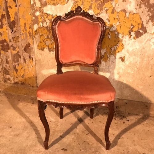 single french louis xv style chair - CATEGORY: ANTIQUE CHAIRS - DATED 1920