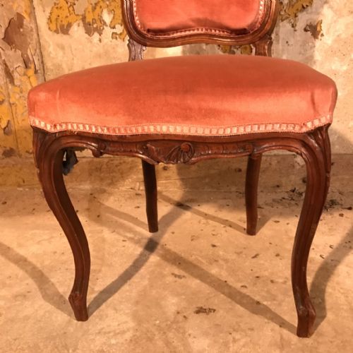 SINGLE FRENCH LOUIS XV STYLE CHAIR - ADDITIONAL PHOTO 1