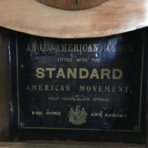 IMPRESSIVE AMERICAN DROP DIAL CLOCK - ADDITIONAL PHOTO 3