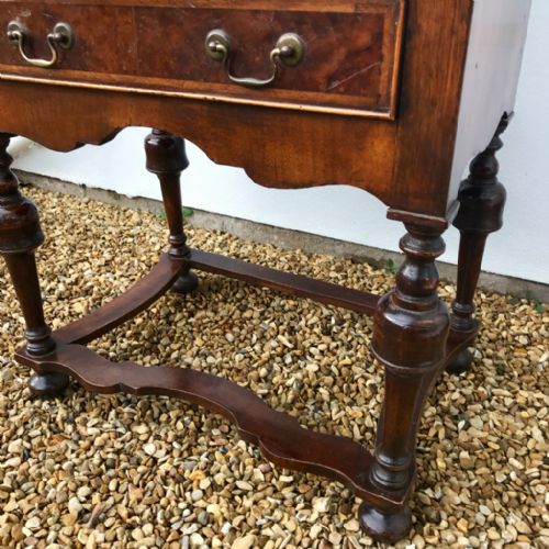 WILLIAM AND MARY STYLE SMALL WALNUT BUREAU - ADDITIONAL PHOTO 8