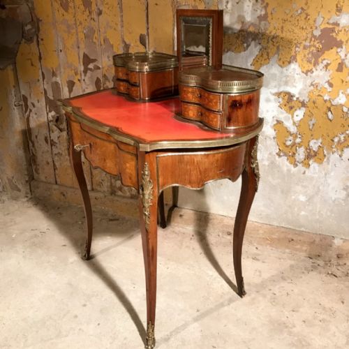 FRENCH KINGWOOD AND MARQUETRY DRESSING TABLE - ADDITIONAL PHOTO 6