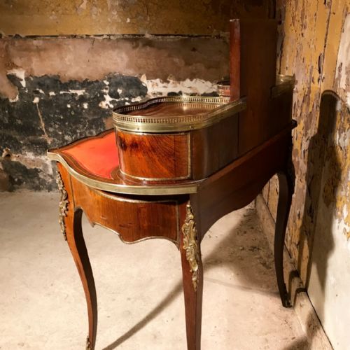 FRENCH KINGWOOD AND MARQUETRY DRESSING TABLE - ADDITIONAL PHOTO 7