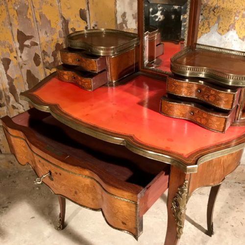 FRENCH KINGWOOD AND MARQUETRY DRESSING TABLE - ADDITIONAL PHOTO 8
