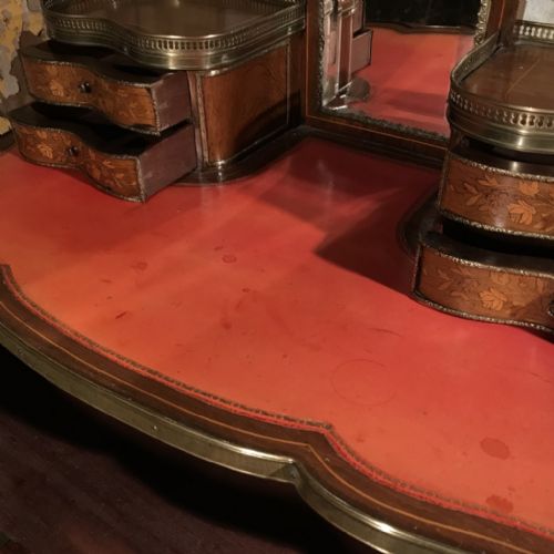 FRENCH KINGWOOD AND MARQUETRY DRESSING TABLE - ADDITIONAL PHOTO 9