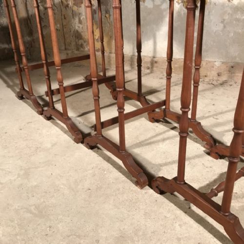 QUARTETTO NEST OF FOUR TABLES WITH BRASS INLAY - ADDITIONAL PHOTO 5