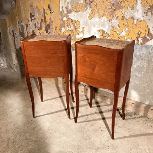 PAIR OF KINGWOOD AND MARQUETRY SIDE TABLE - ADDITIONAL PHOTO 4