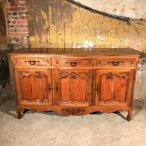 large french cherry wood sideboard - CATEGORY: ANTIQUE SIDEBOARDS - DATED 1920