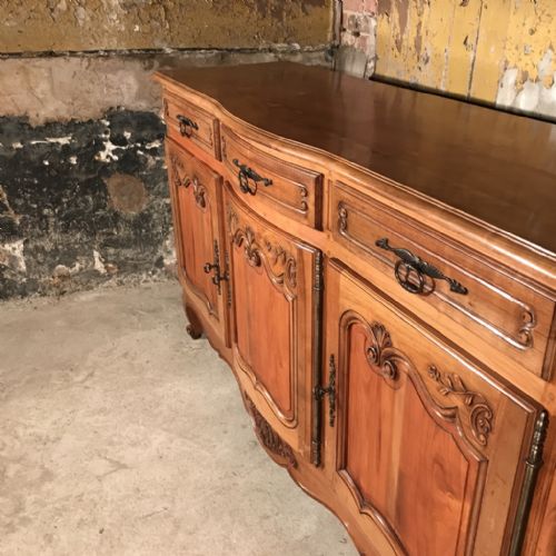 LARGE FRENCH CHERRY WOOD SIDEBOARD - ADDITIONAL PHOTO 2