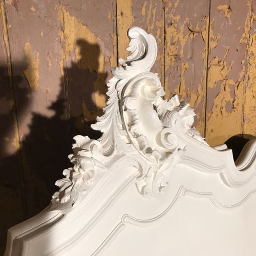 FRENCH ANTIQUE PAINTED SINGLE BED - ADDITIONAL PHOTO 1