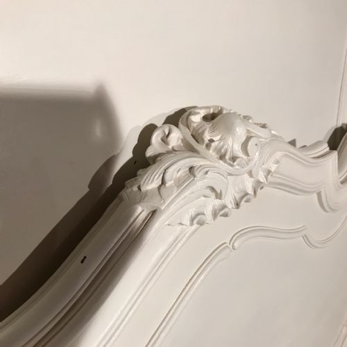 FRENCH ANTIQUE PAINTED SINGLE BED - ADDITIONAL PHOTO 3