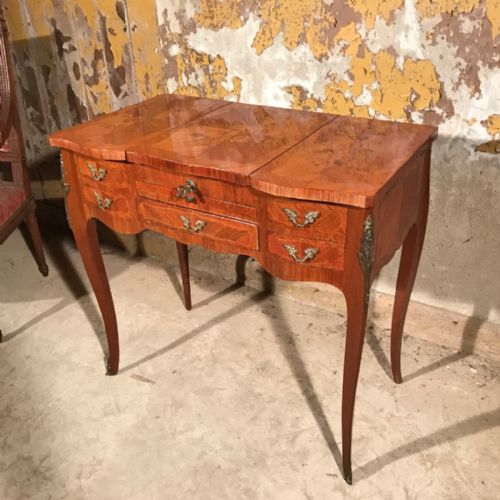 FRENCH MARQUETRY DRESSING TABLE WITH ORMOLU - ADDITIONAL PHOTO 2