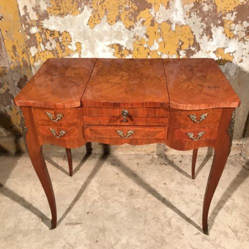 FRENCH MARQUETRY DRESSING TABLE WITH ORMOLU - ADDITIONAL PHOTO 5