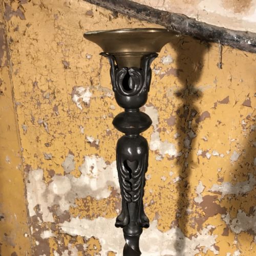 LARGE WROUGHT IRON TORCHERE - ADDITIONAL PHOTO 1