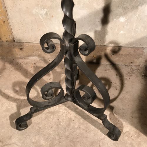 LARGE WROUGHT IRON TORCHERE - ADDITIONAL PHOTO 2