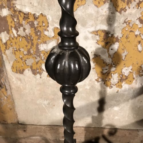 LARGE WROUGHT IRON TORCHERE - ADDITIONAL PHOTO 3