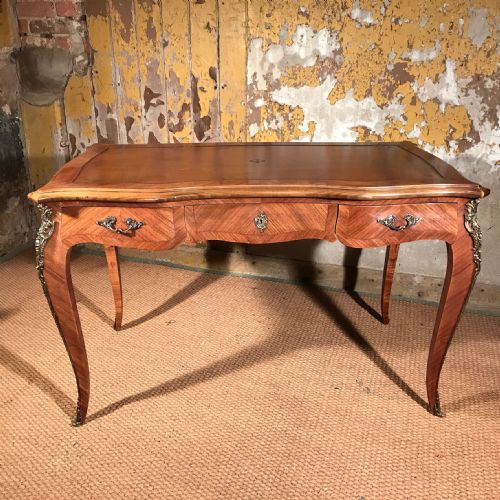 french bureau plat desk with additional slide surfaces - CATEGORY: ANTIQUE DESKS - DATED 1900