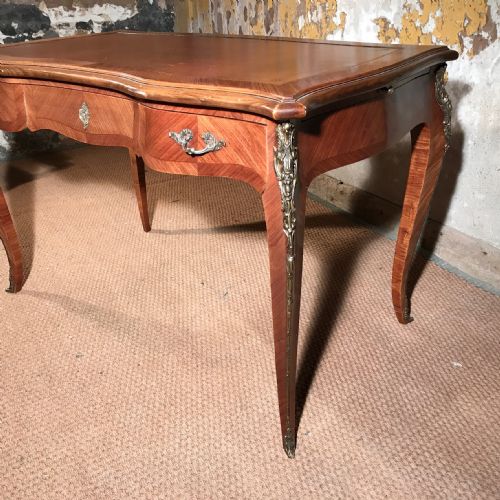 FRENCH BUREAU PLAT DESK WITH ADDITIONAL SLIDE SURFACES - ADDITIONAL PHOTO 5