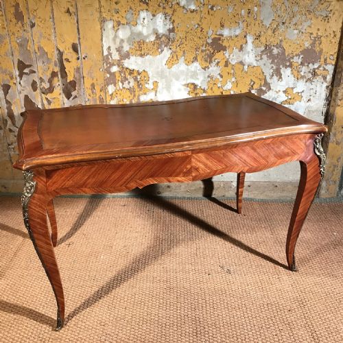 FRENCH BUREAU PLAT DESK WITH ADDITIONAL SLIDE SURFACES - ADDITIONAL PHOTO 6