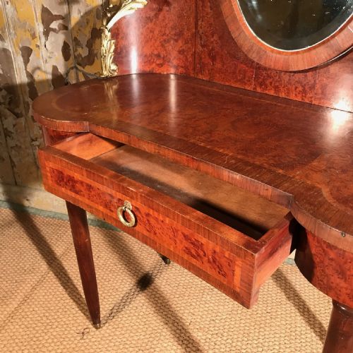 FRENCH AMBOYNA DRESSING TABLE - ADDITIONAL PHOTO 4