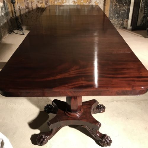 LARGE WILLIAM IV EXTENDING MAHOGANY DINING TABLE - ADDITIONAL PHOTO 3