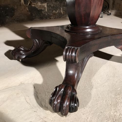 LARGE WILLIAM IV EXTENDING MAHOGANY DINING TABLE - ADDITIONAL PHOTO 6