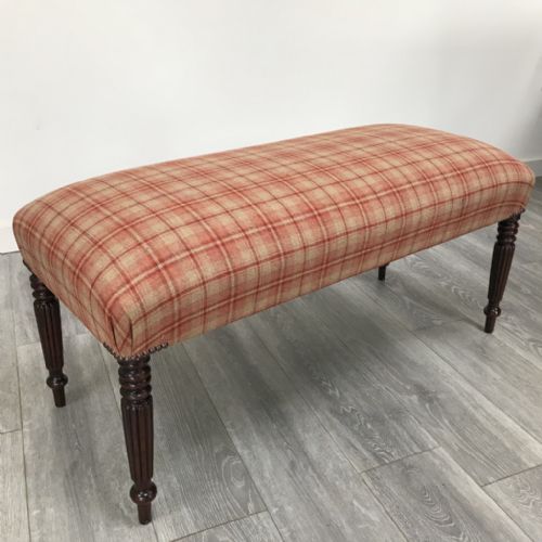 regency long stool - CATEGORY: ANTIQUE STOOLS - DATED REGENCY