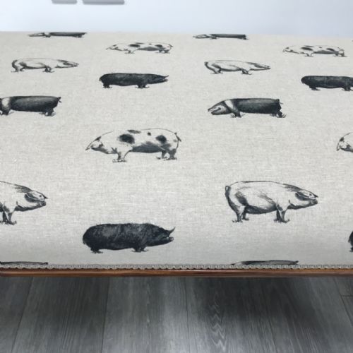 VICTORIAN TURNED LEG FOOTSTOOL FULLY RESTORED - ADDITIONAL PHOTO 2