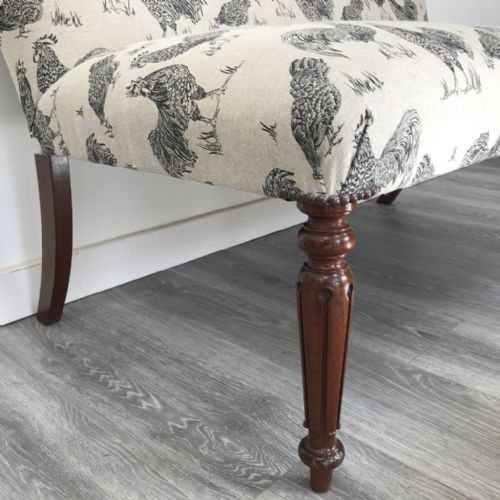 WILLIAM IV WINDOW SEAT SMALL SOFA FULLY RESTORED - ADDITIONAL PHOTO 3