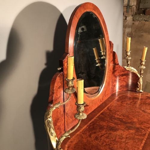 FRENCH AMBOYNA DRESSING TABLE - ADDITIONAL PHOTO 6