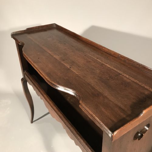 FRENCH OAK SIDE CONSOLE TABLE - ADDITIONAL PHOTO 2