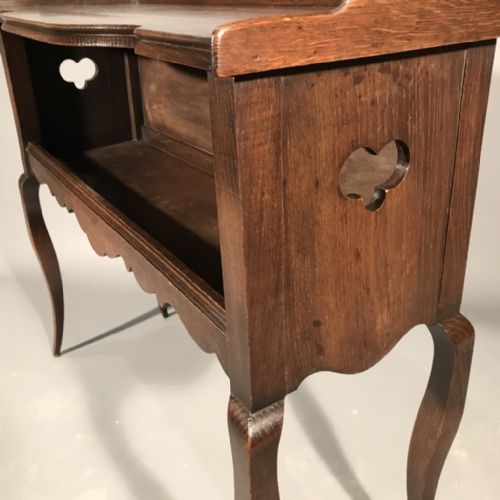 FRENCH OAK SIDE CONSOLE TABLE - ADDITIONAL PHOTO 3