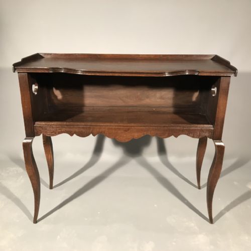 FRENCH OAK SIDE CONSOLE TABLE - ADDITIONAL PHOTO 4
