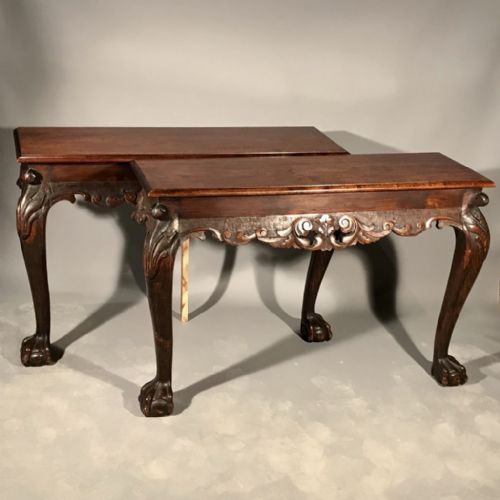 impressive pair of large console tables - CATEGORY: ANTIQUE TABLES - DATED 1900