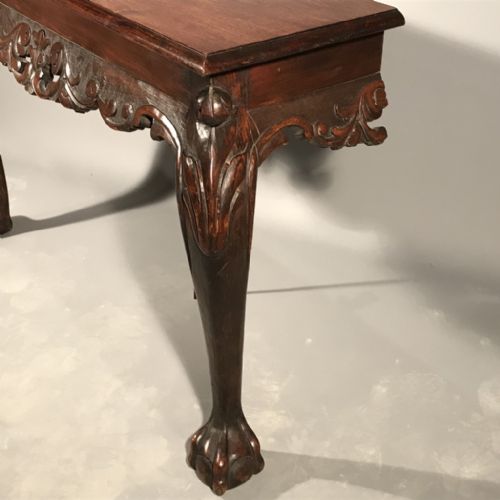 IMPRESSIVE PAIR OF LARGE CONSOLE TABLES - ADDITIONAL PHOTO 5